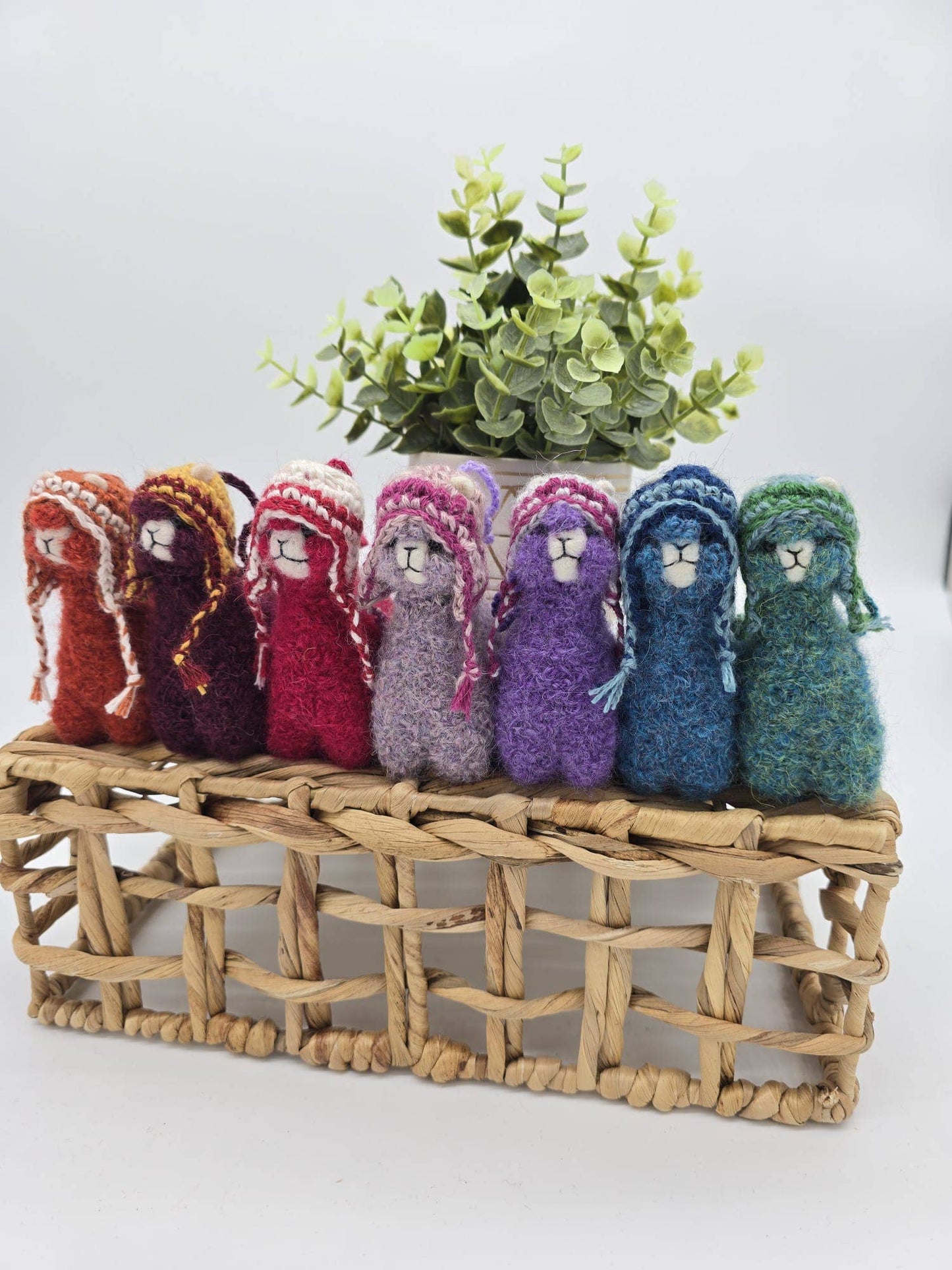 Handmade Alpaca Ornament | Alpaca Hanging Accessory