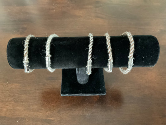 Alpaca Kumihimo Braid Bracelet