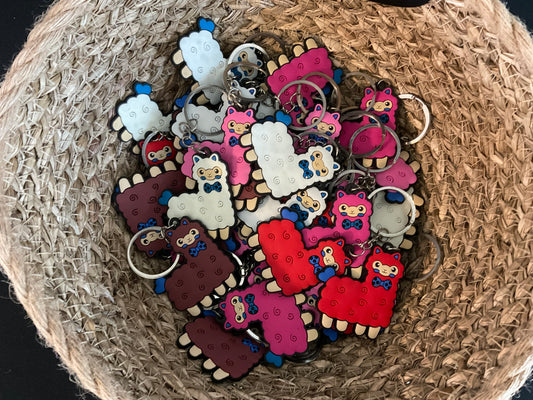 Alpaca Tag Keychain