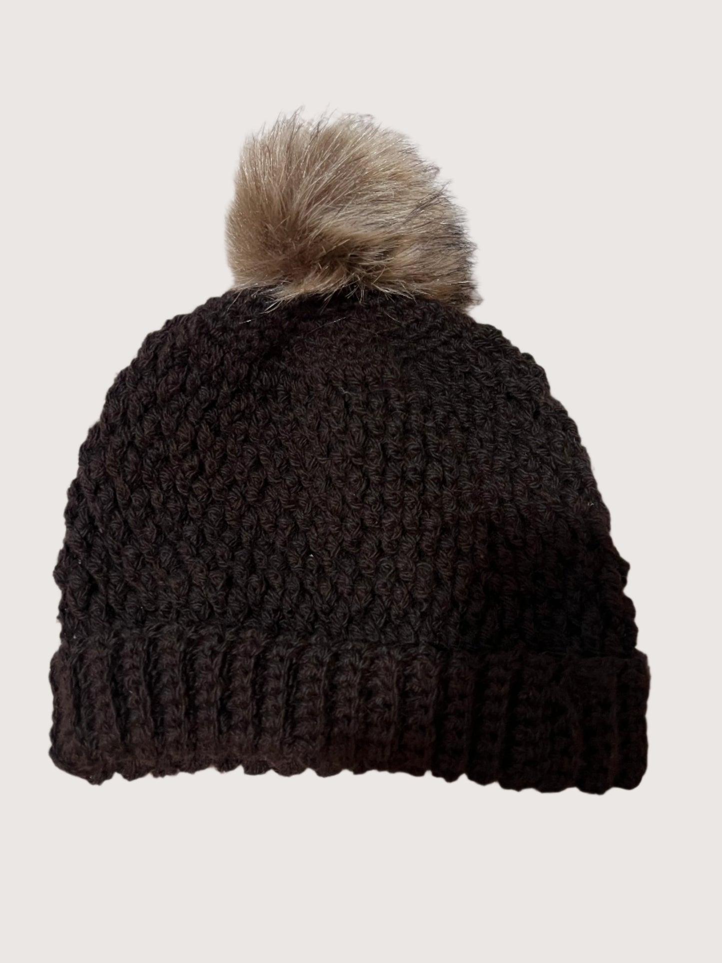 100% alpaca hand crocheted beanie, warm beanie