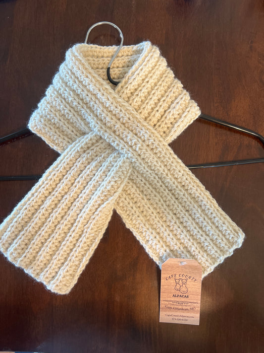 Hand-Crochet Slip Scarf
