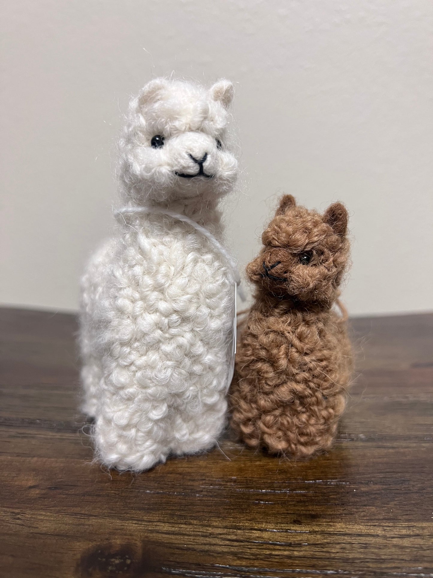 Hand Made Baby Alpaca Ornament - 5"