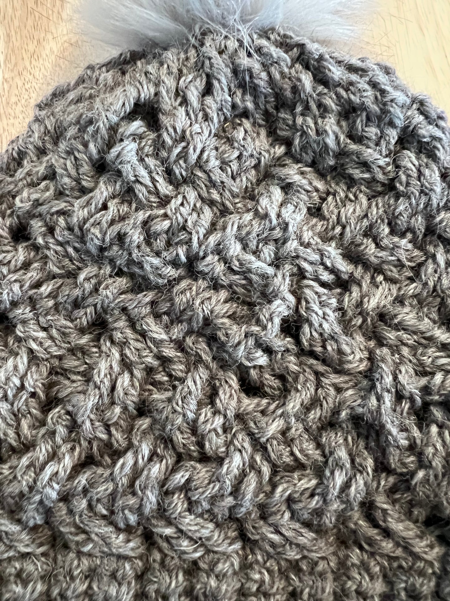 Hand Crocheted Weave Beanie