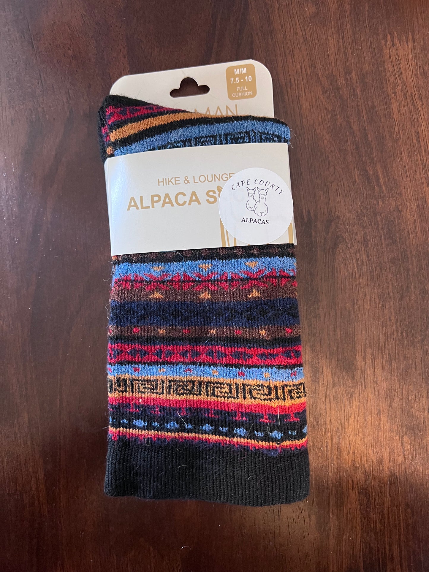 Fair Isle Alpaca Socks