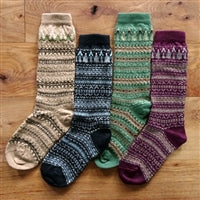 Mountain Fair Isle Sock