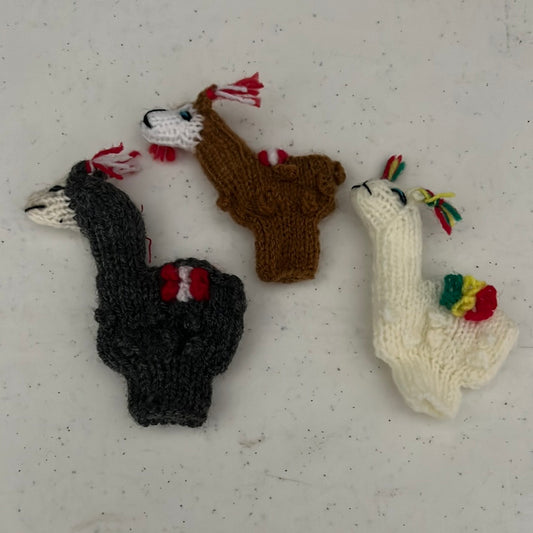 Alpaca Finger Puppets