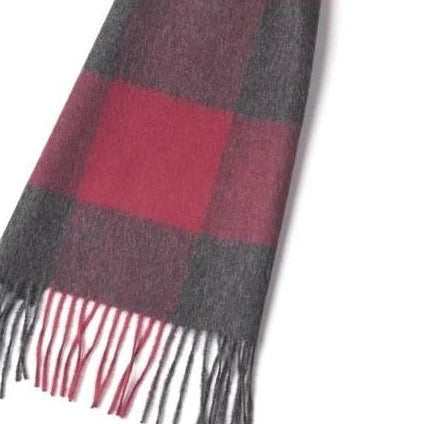 Luxury Alpaca Scarf - Soft Red