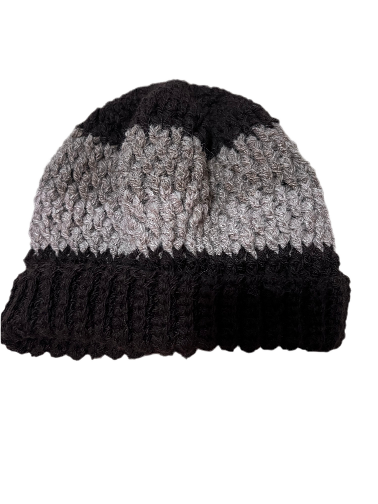 100% Alpaca Hand-Crocheted Beanie