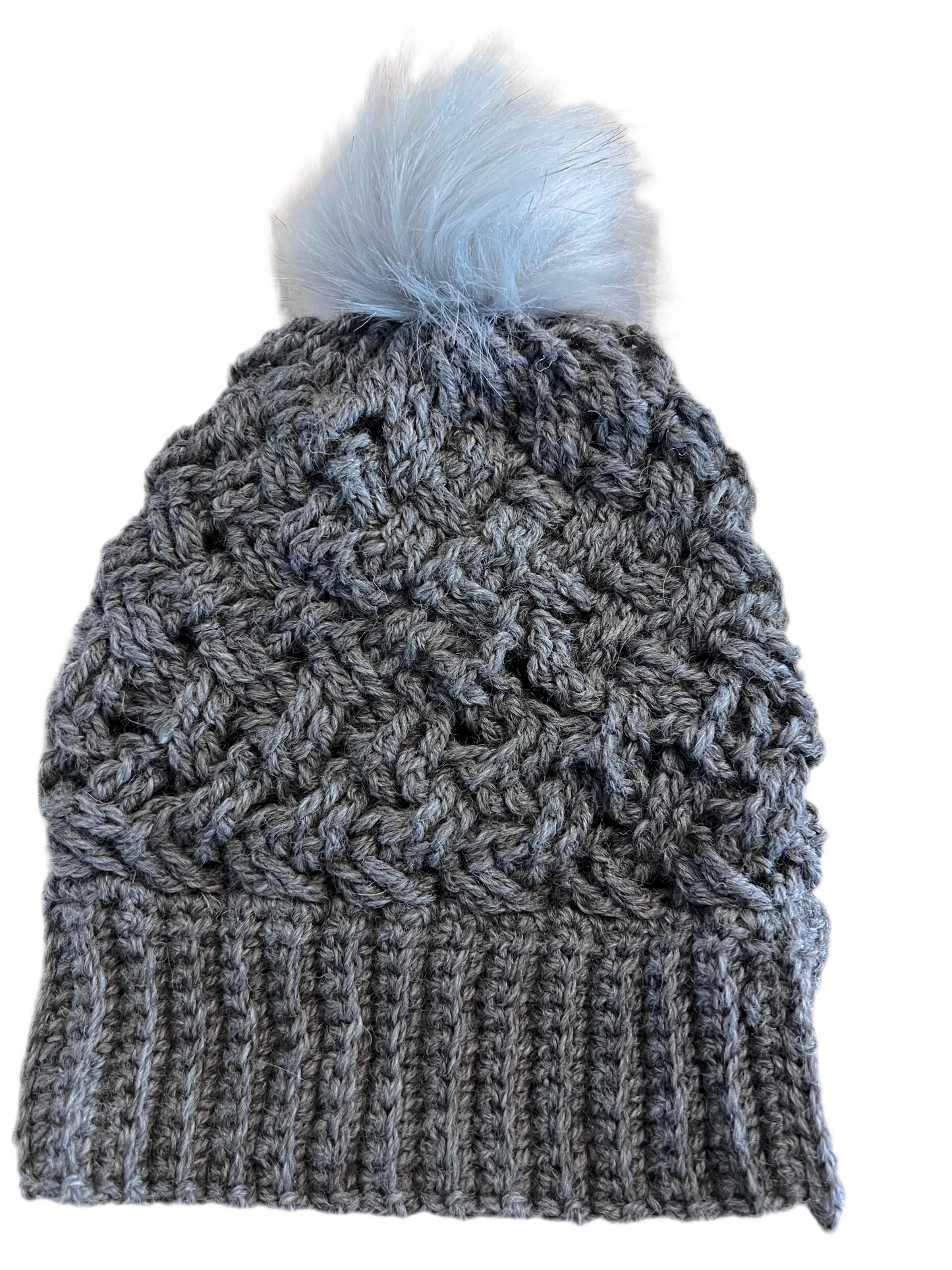 Hand Crocheted Weave Beanie