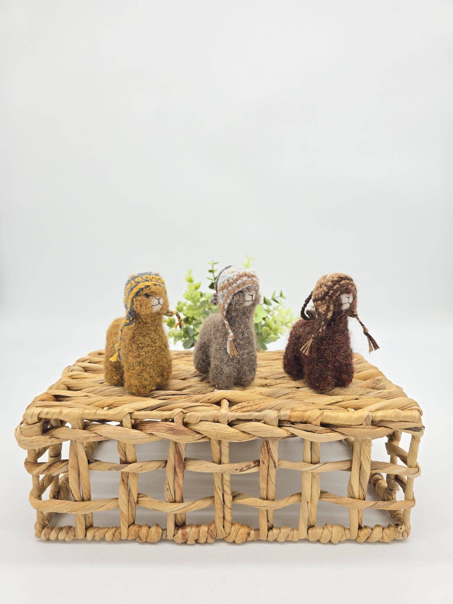 Handmade Alpaca Ornament | Alpaca Hanging Accessory