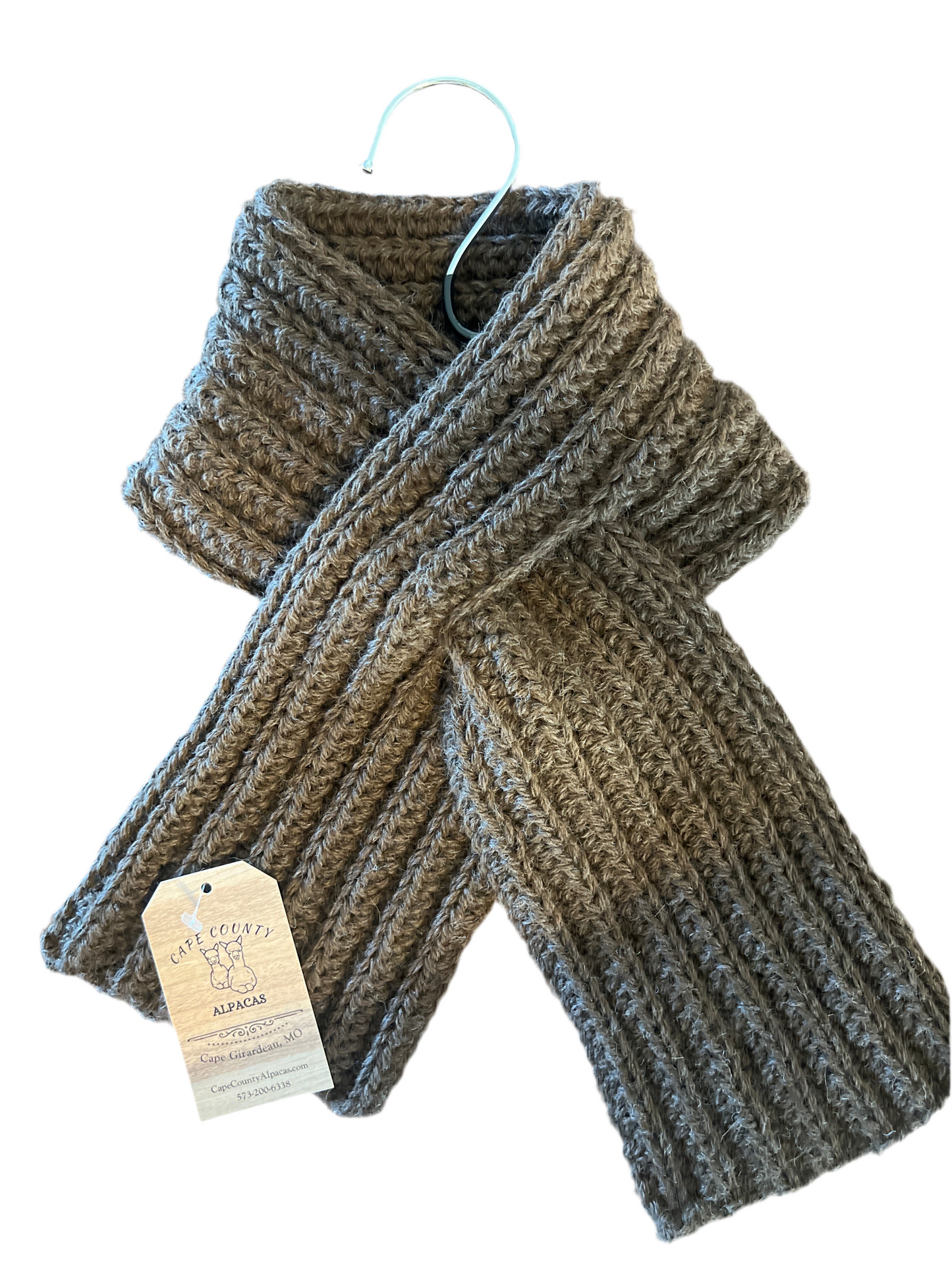 Hand-Crochet Slip Scarf