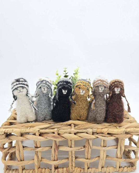 Handmade Alpaca Ornament | Alpaca Hanging Accessory