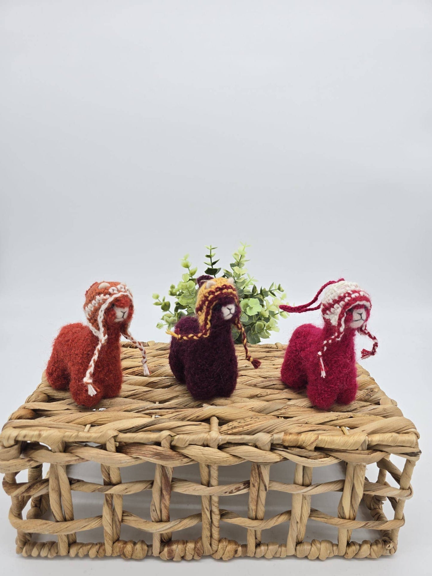Handmade Alpaca Ornament | Alpaca Hanging Accessory
