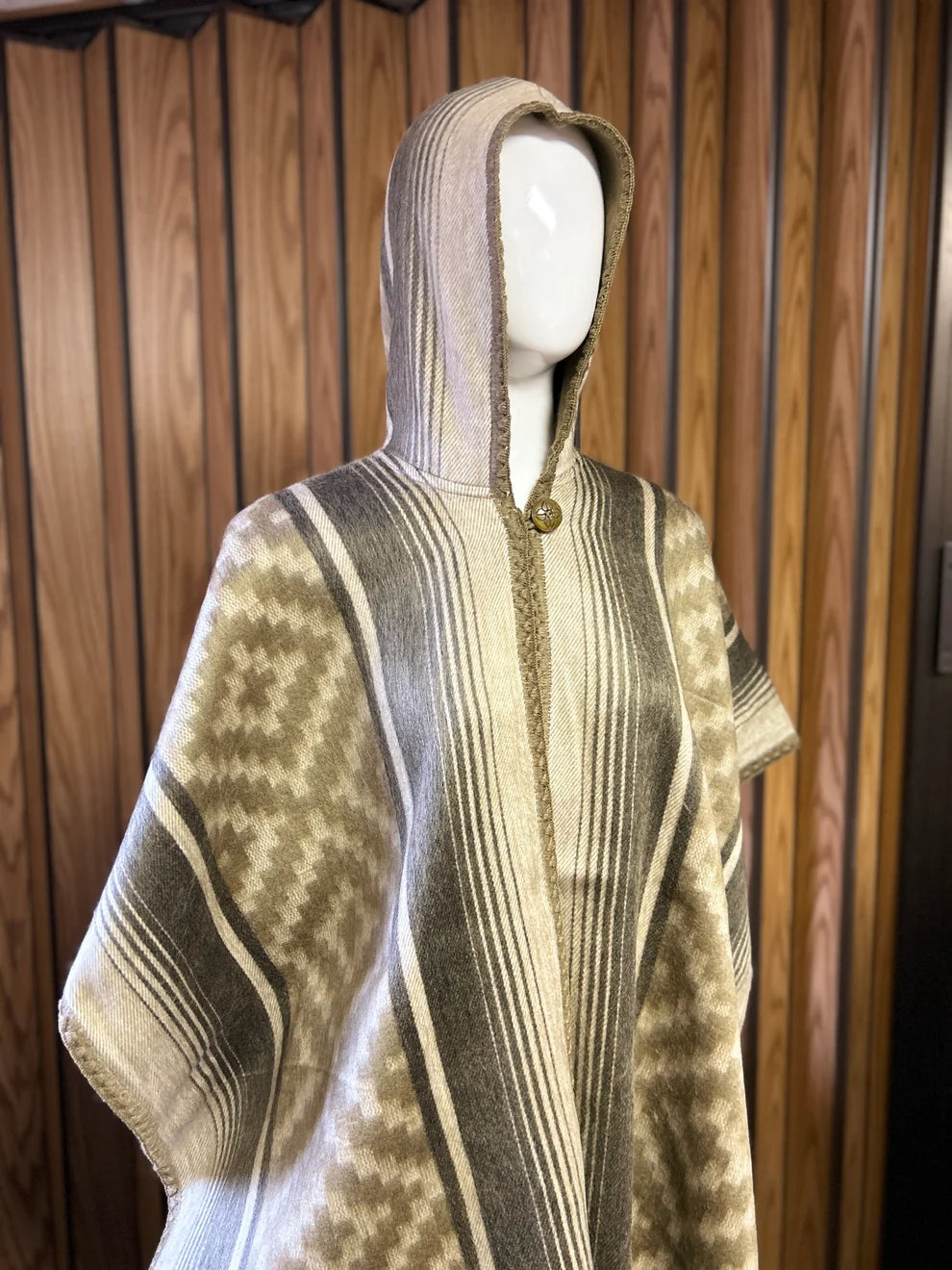 Hooded Alpaca Cape