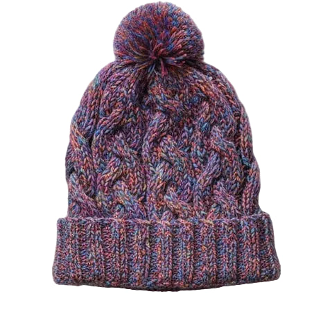 Confetti Cable Alpaca Beanie