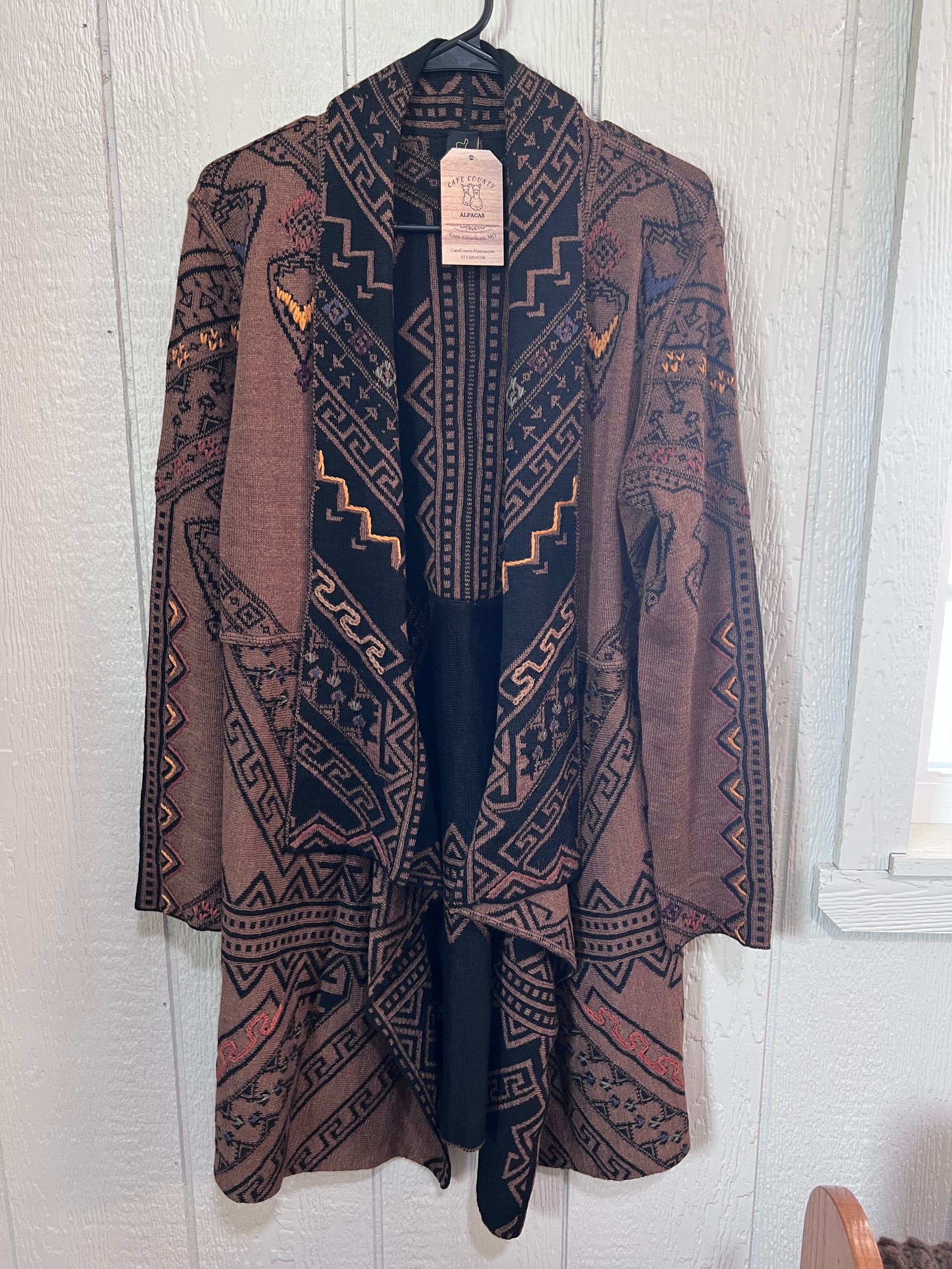 Alpaca Reversible Coatigan – Cape County Alpacas
