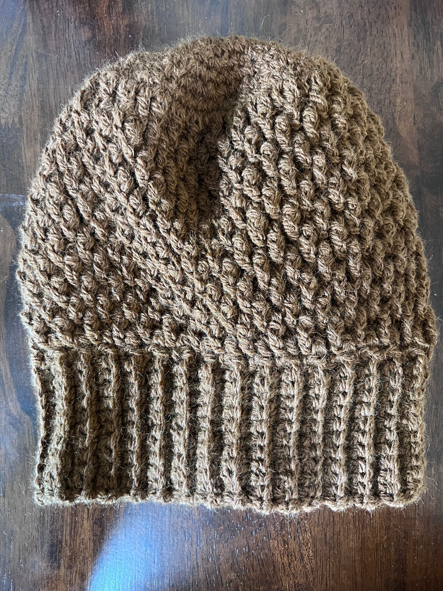 100% Alpaca Hand-Crocheted Beanie