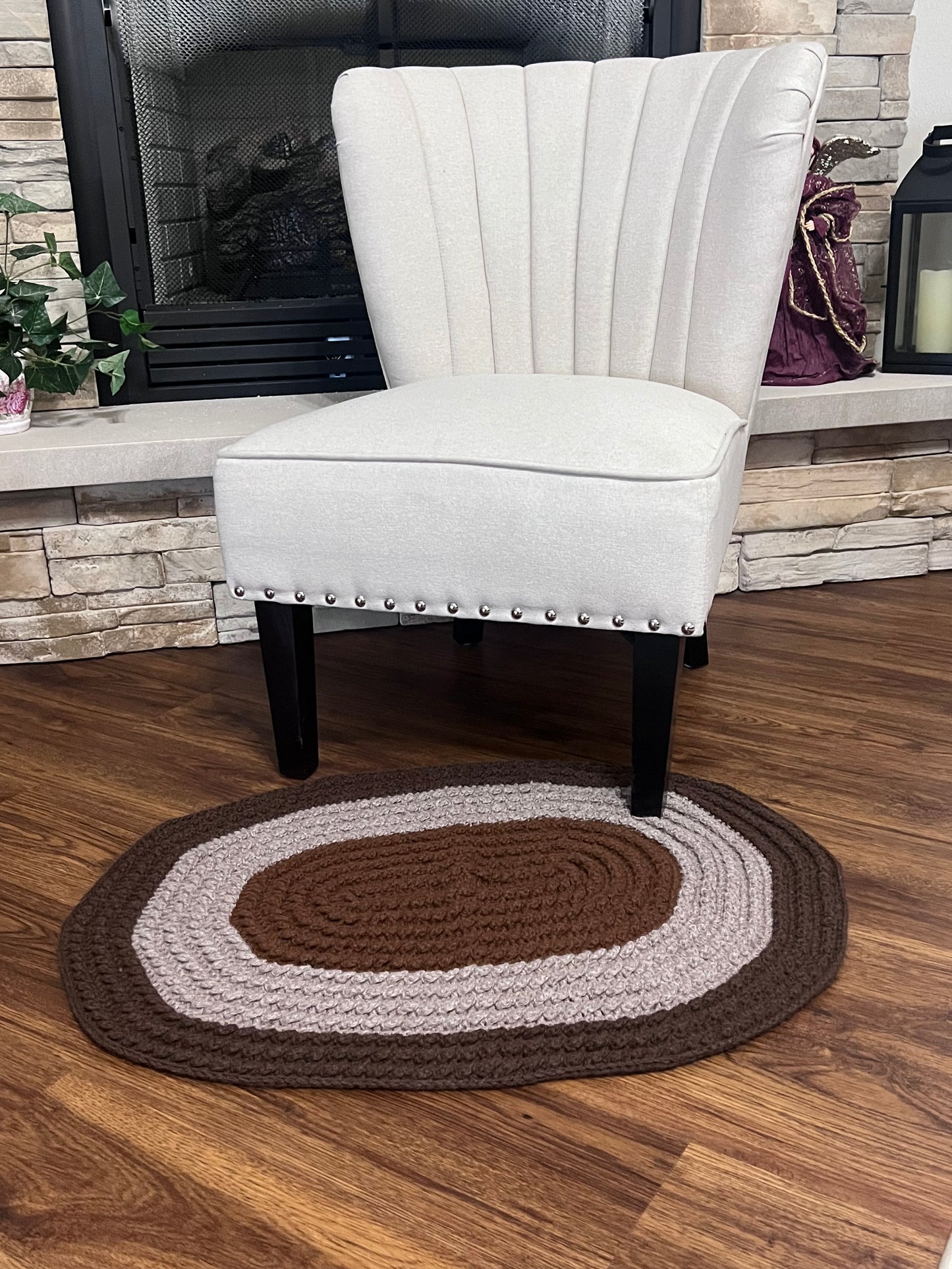 Alpaca Rug - Hand Crocheted