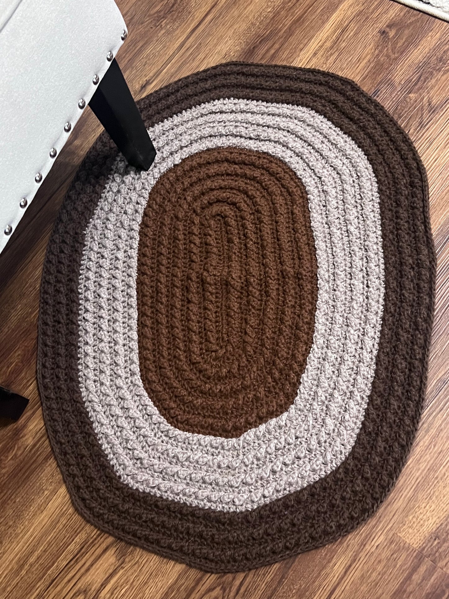 Alpaca Rug - Hand Crocheted