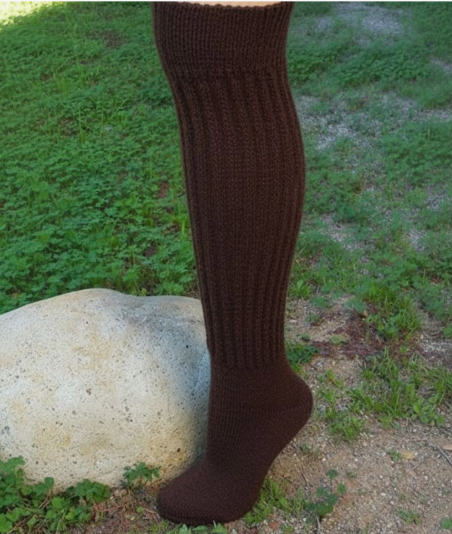 Knee Hi Alpaca Socks