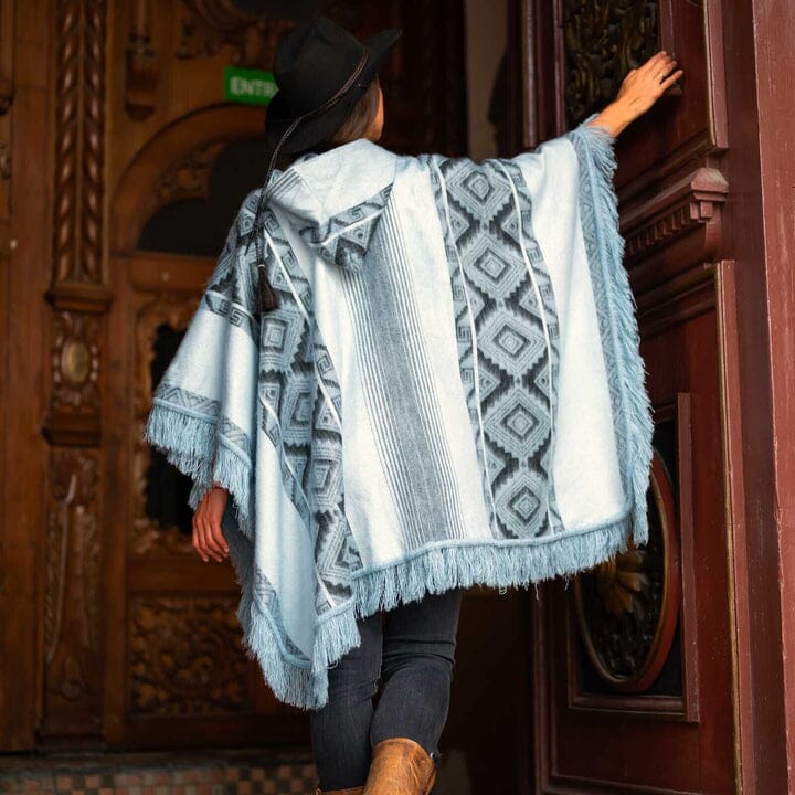 Andean Sky Alpaca Poncho