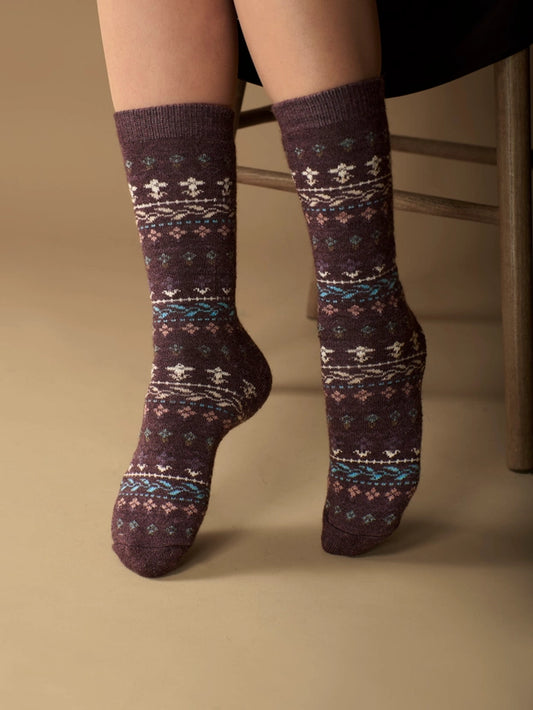 Hike & Lounge Alpaca Socks